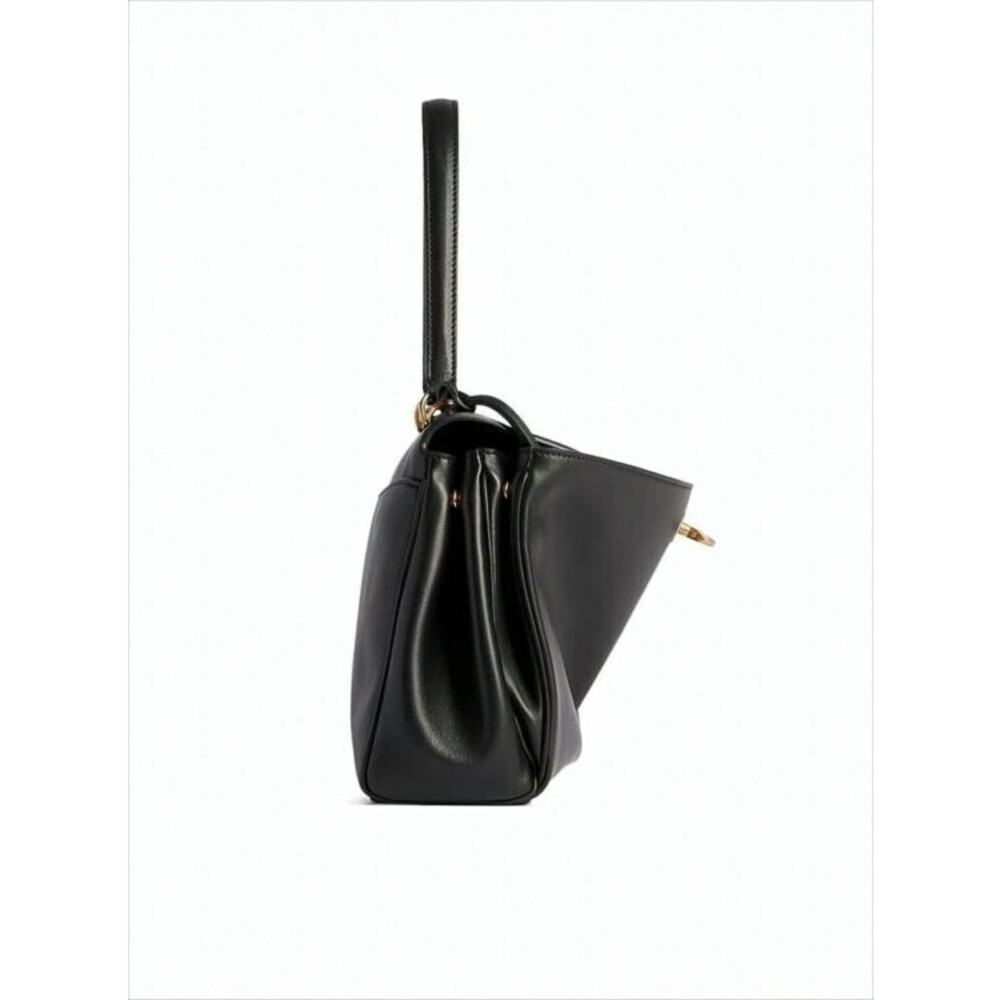 Balenciaga Rectangular Black Leather Shoulder Bag… - image 5